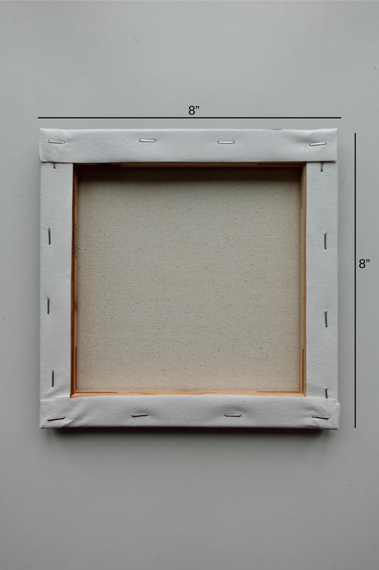 Cosmic Tree - 8x8 Original Hand-Painted Canvas | Galaxy Night Sky Wall Art | Celestial Landscape Decor