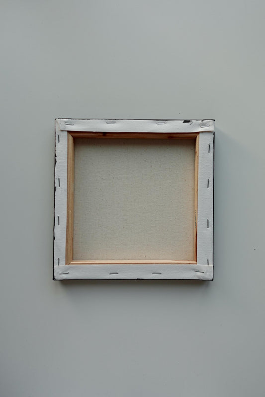 Galactic Spiral Acrylic Painting: Purple Pink Nebula, 8x8 Canvas