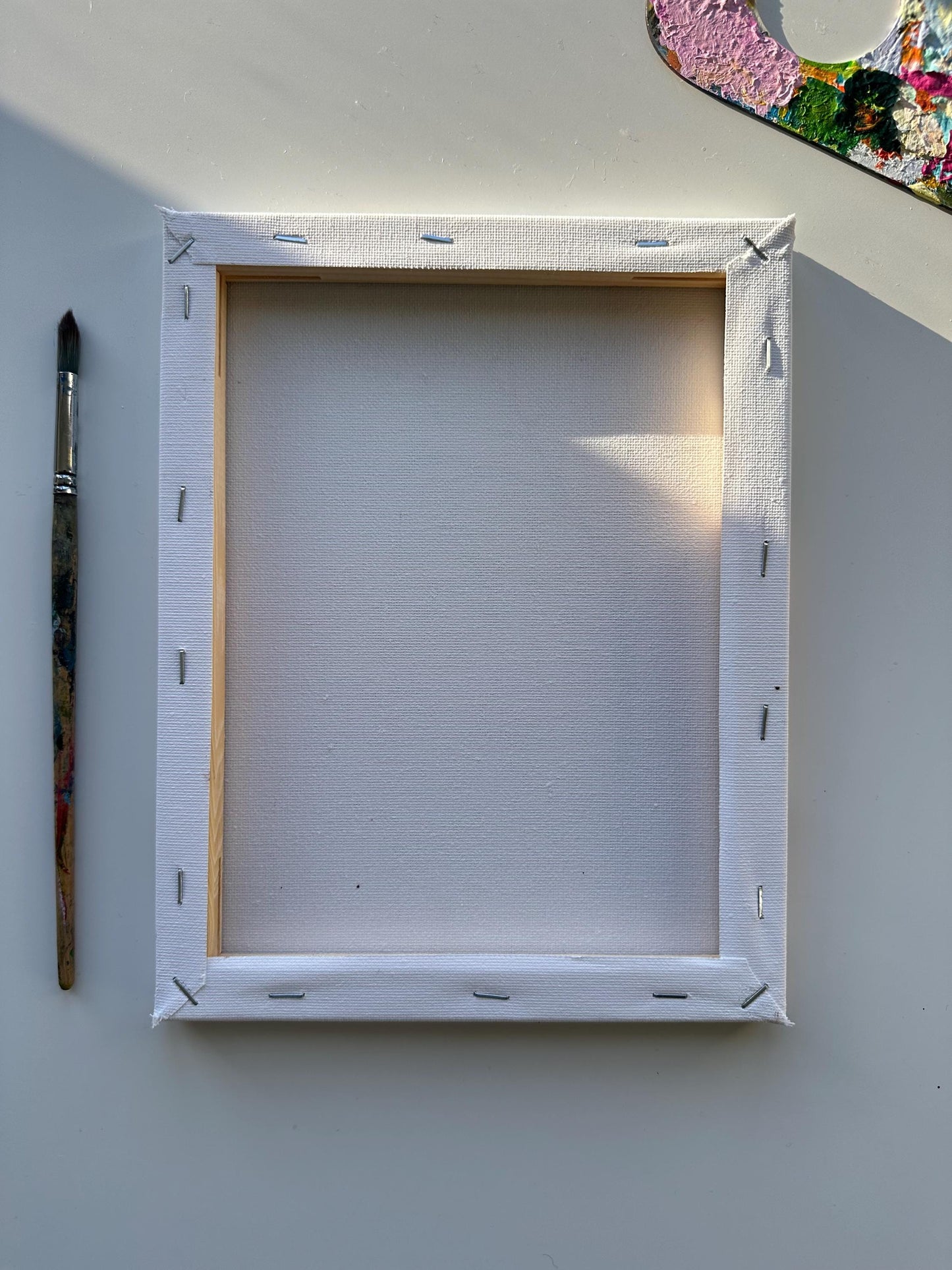 Original Sunset Tree Painting: Hand-Painted Acrylic Landscape Art (8x10)