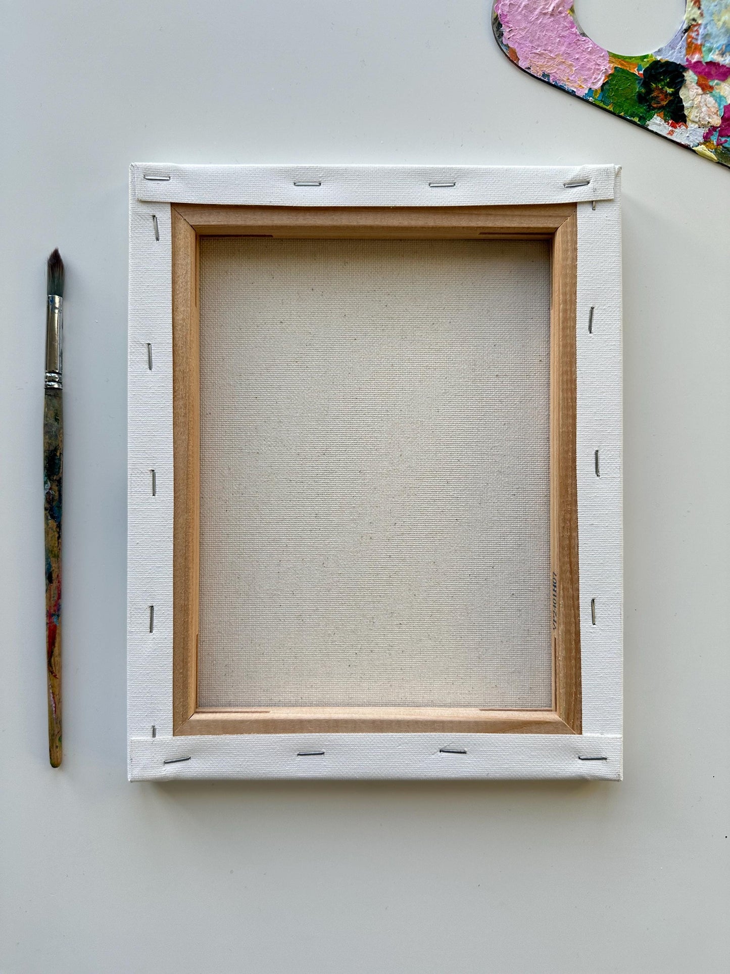 Original Thunderstorm Seascape Acrylic Painting: 8x10 Canvas Art