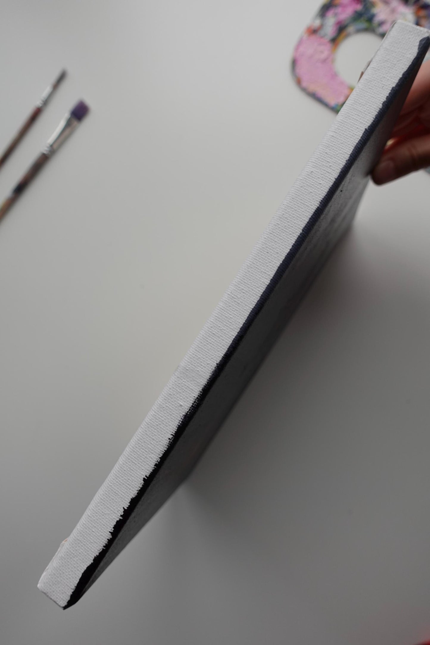 Moonlit Campfire Painting: Original Night Forest Acrylic Art (8x10 in)