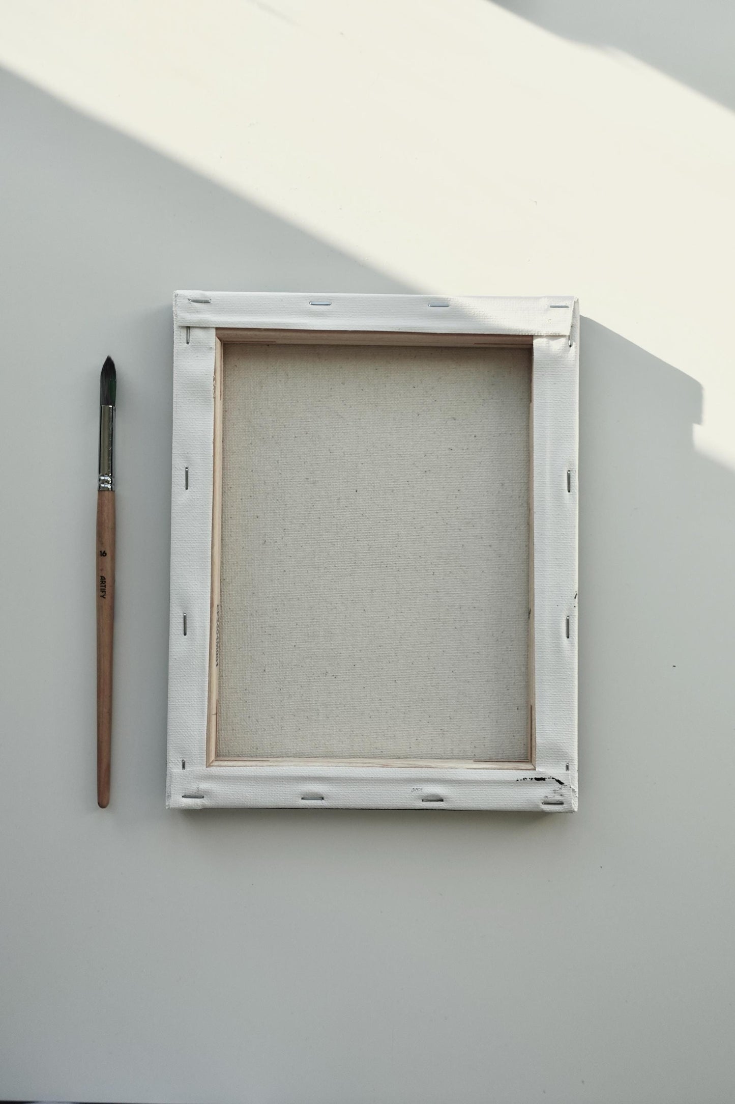 Cosmic Spiral Galaxy Acrylic Painting - 8x10 Canvas Art