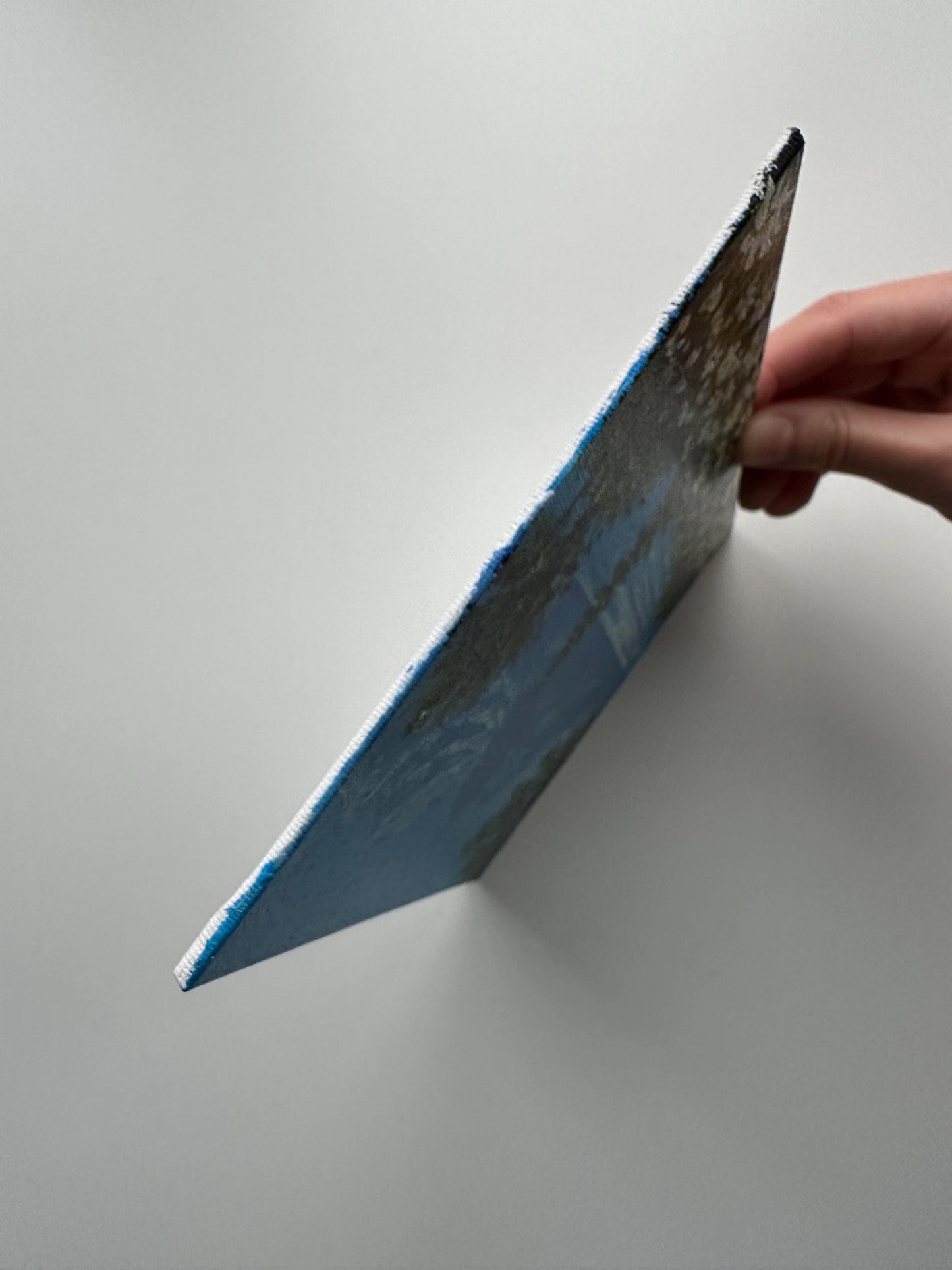 Original Mountain Landscape Painting - 6”x8” Acrylic on Canvas Board - Wildflower Meadow & Lake Scene