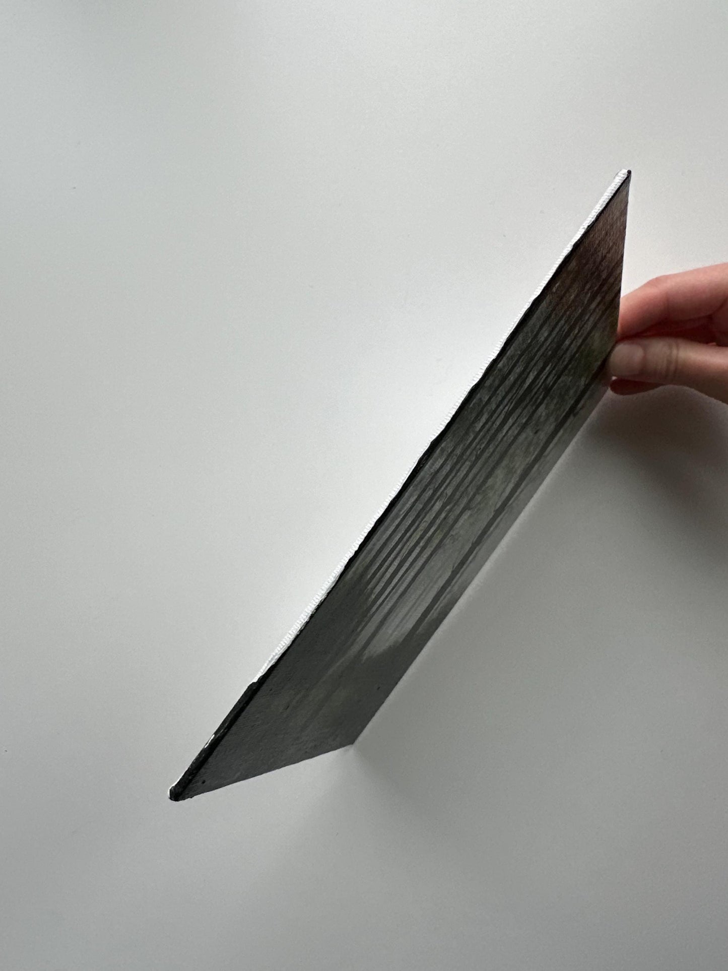 Misty Forest Light - 6x8” Original Acrylic Painting | Vertical Woodland Wall Art