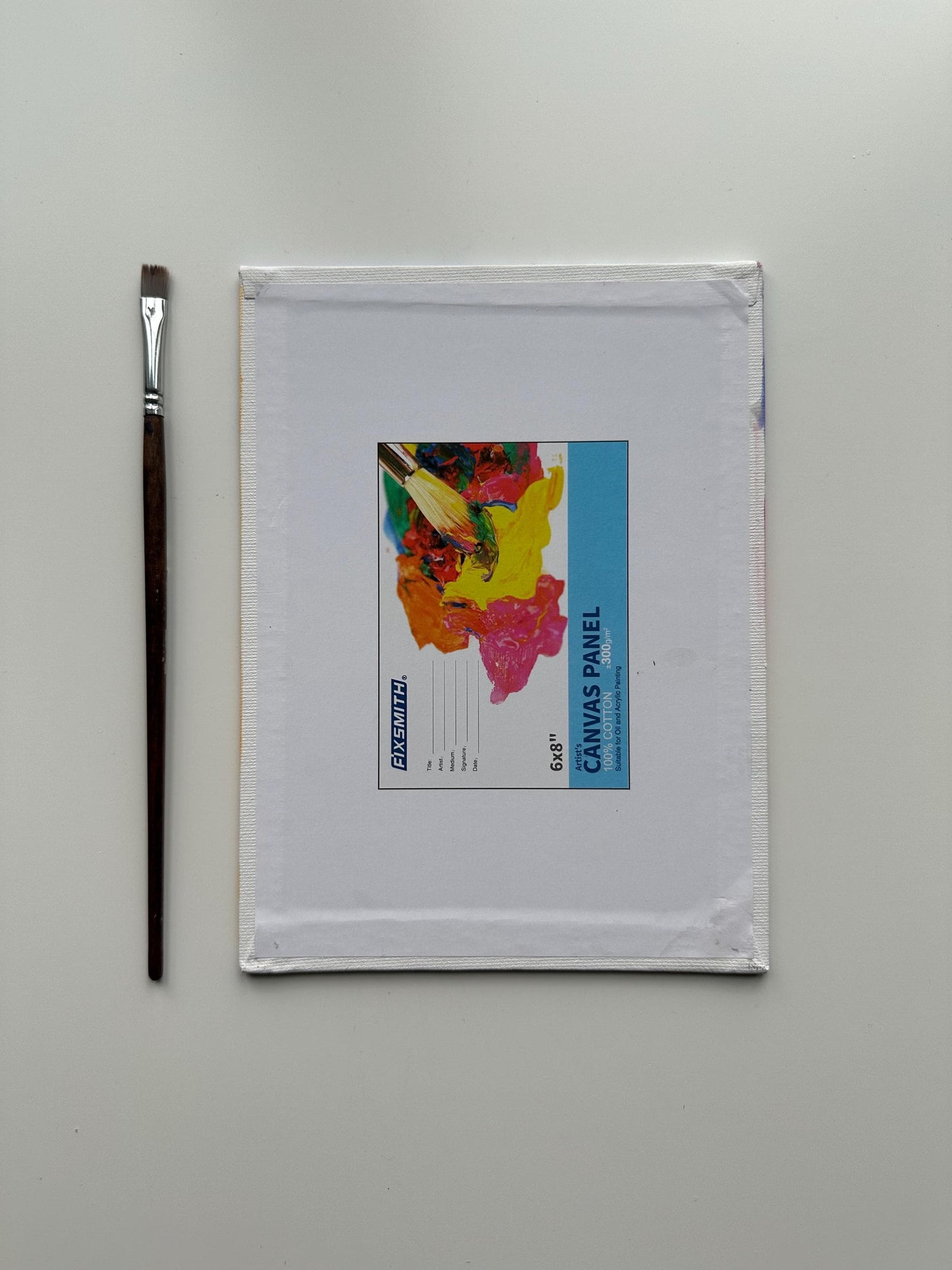 Sunset Palms - 6x8” Original Acrylic Painting | Tropical Road Wall Art