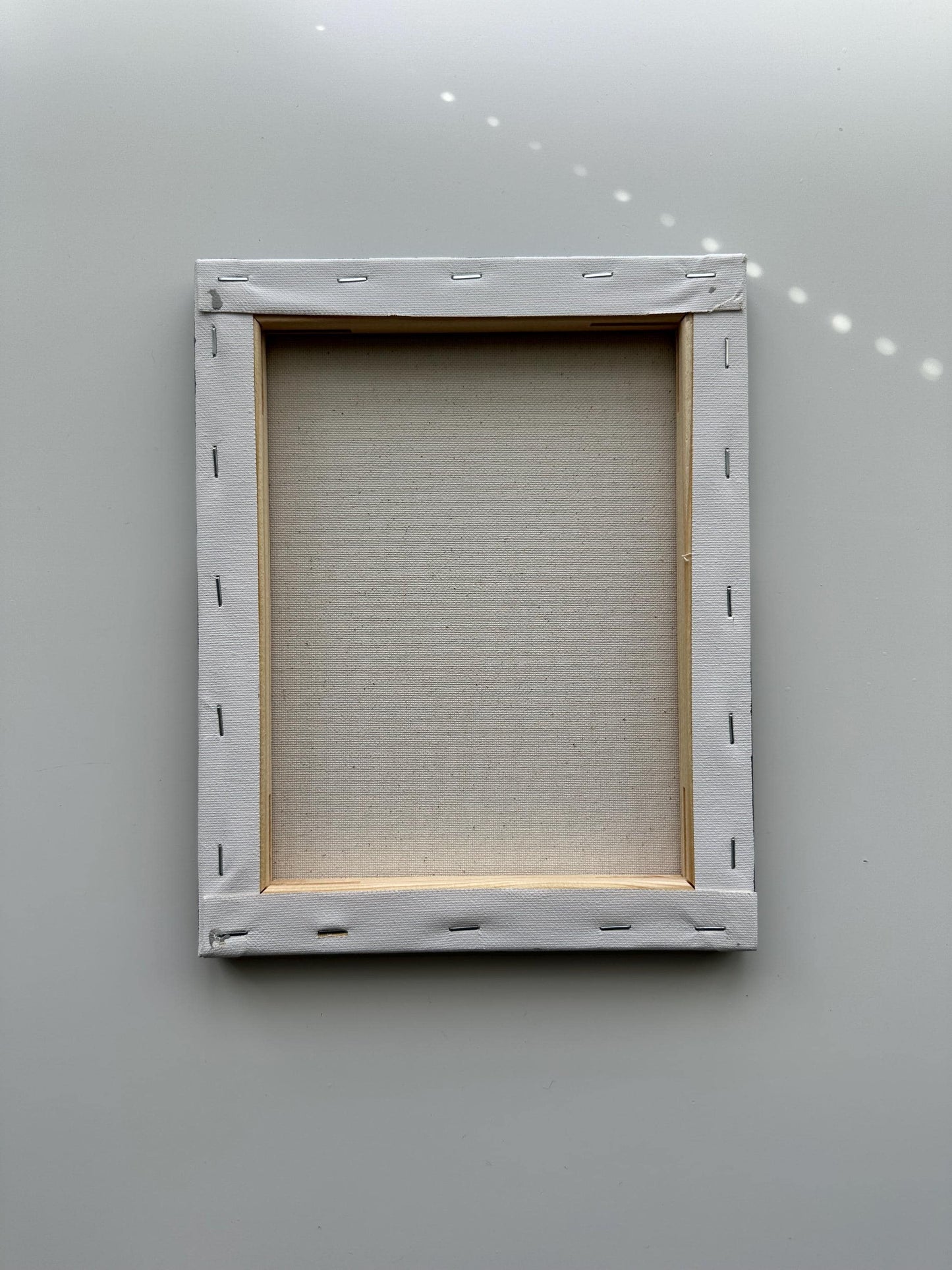 Moonlit Ocean Coast at Night – Original Acrylic Painting, 8×10 inch on Stretched Canvas