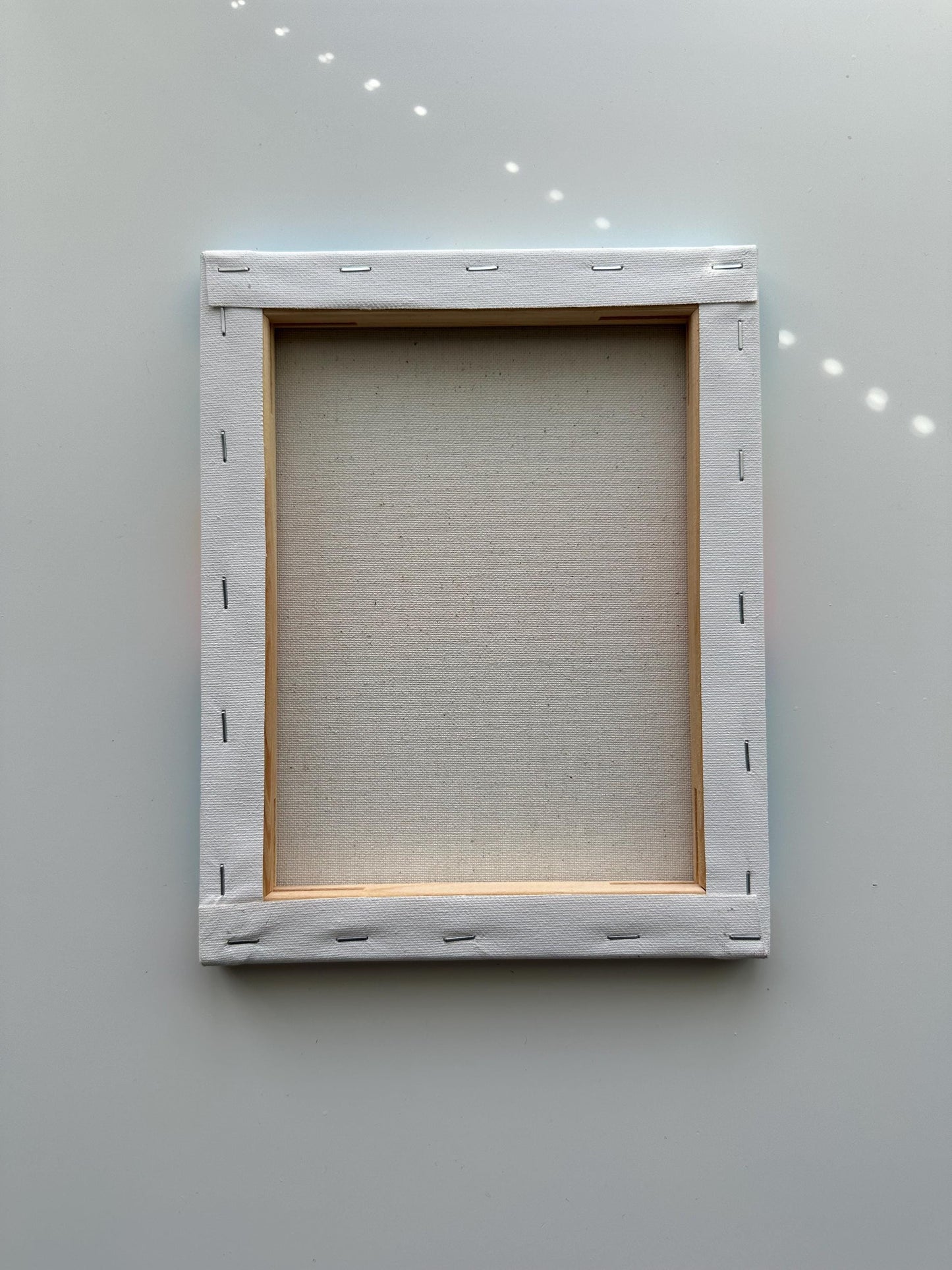 Soft Pastel Beach Sunset Sky – Original Acrylic Painting, 8×10 inch on Stretched Canvas