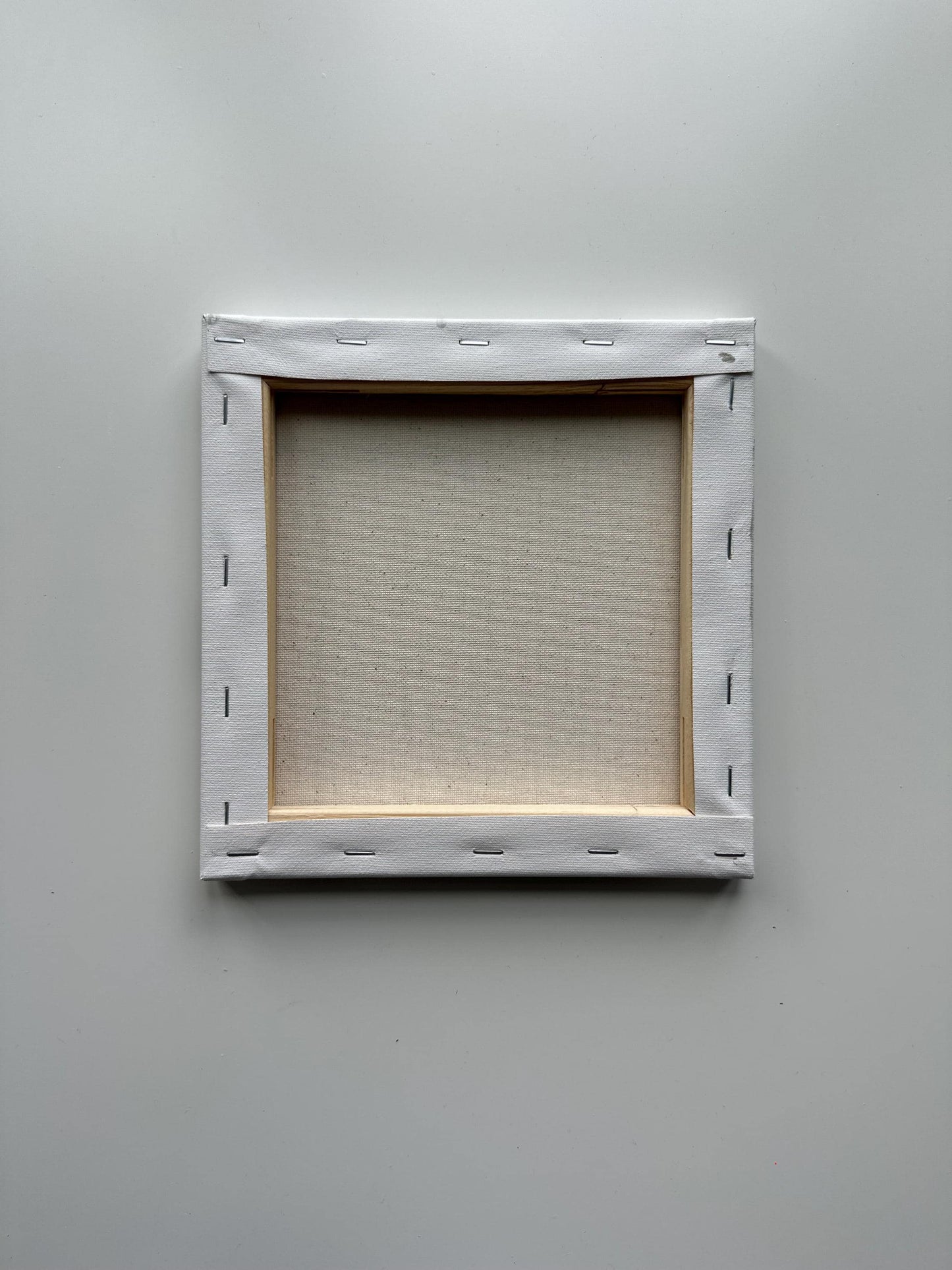 Into the Pines – Original 8x8 Monochrome Forest Acrylic Painting