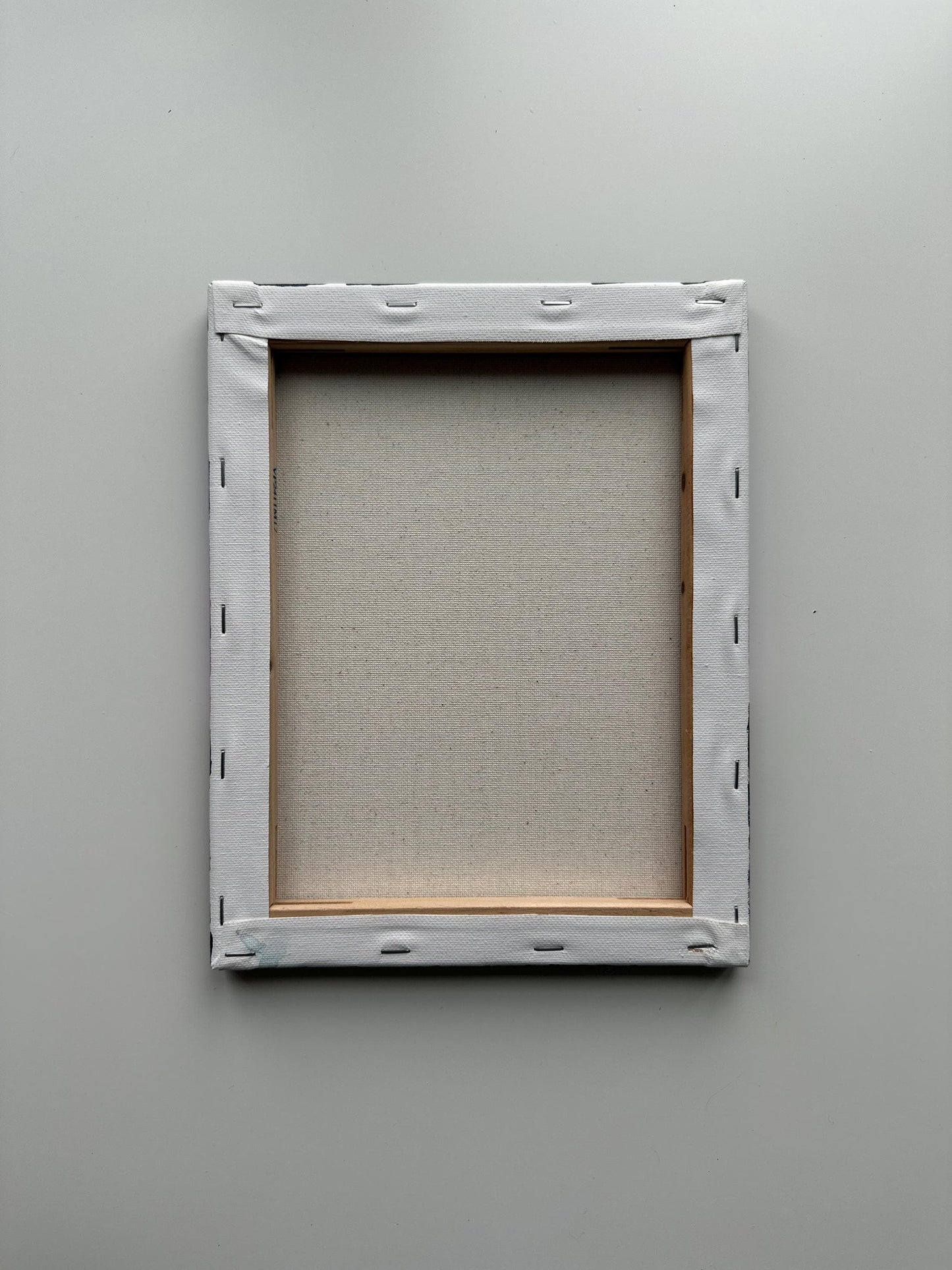 Starry Night Over Wildflower Field – 8x10 Original Acrylic Tree Painting