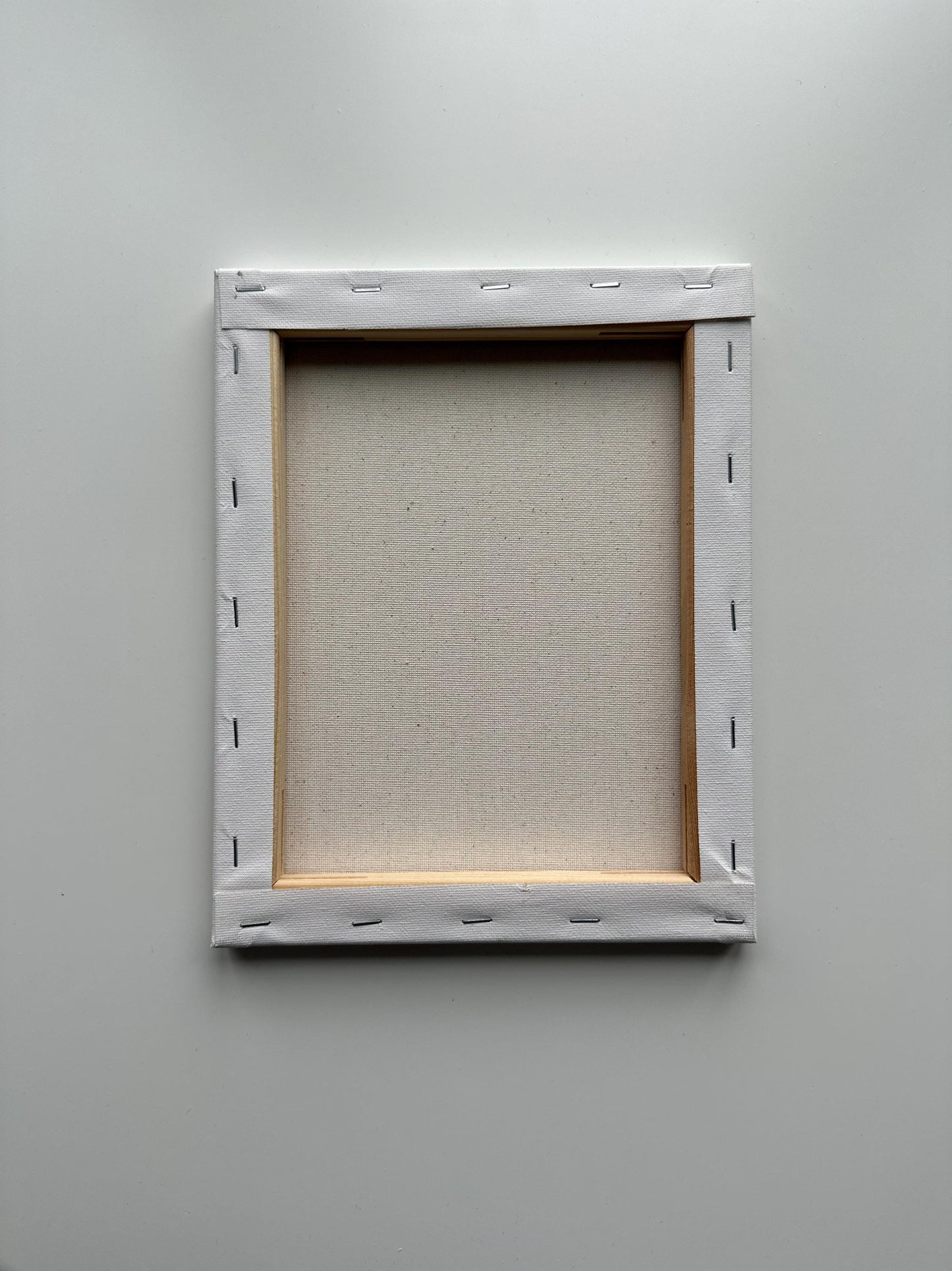 Misty Pine Forest Path – Original 8x10 Acrylic Landscape Painting