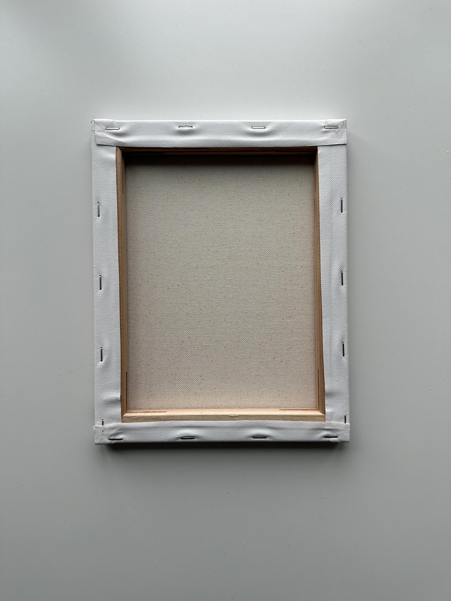 Pink Sunset Road – 8x10 Original Acrylic Painting, Minimal Highway Wall Art, Pastel Sky Landscape