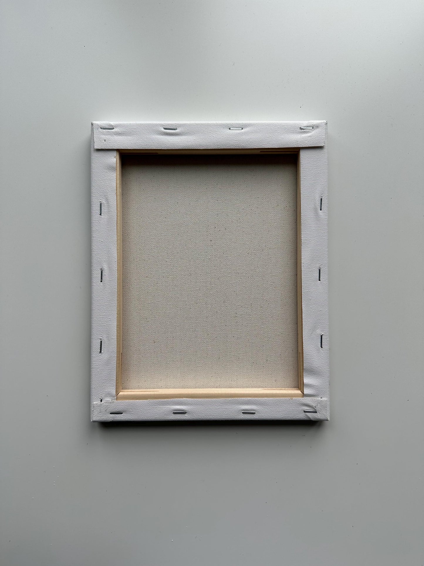 Original Moonlit Tree Painting – Minimalist Night Landscape, 8x10 Acrylic