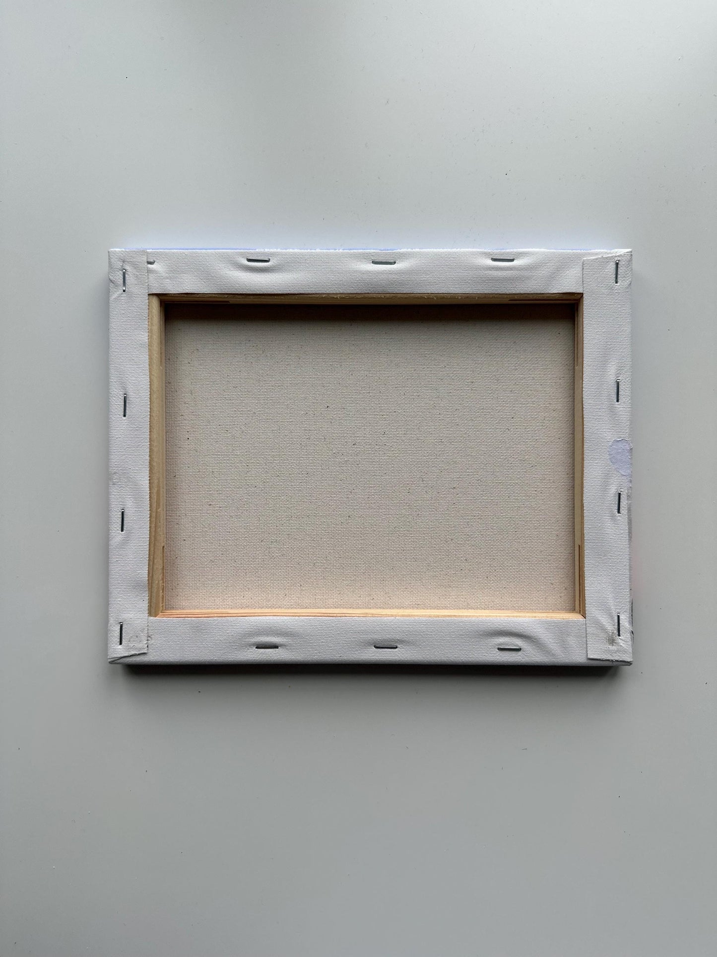 Original Cityscape Acrylic Painting – Pink Sunset Urban Art (8x10)