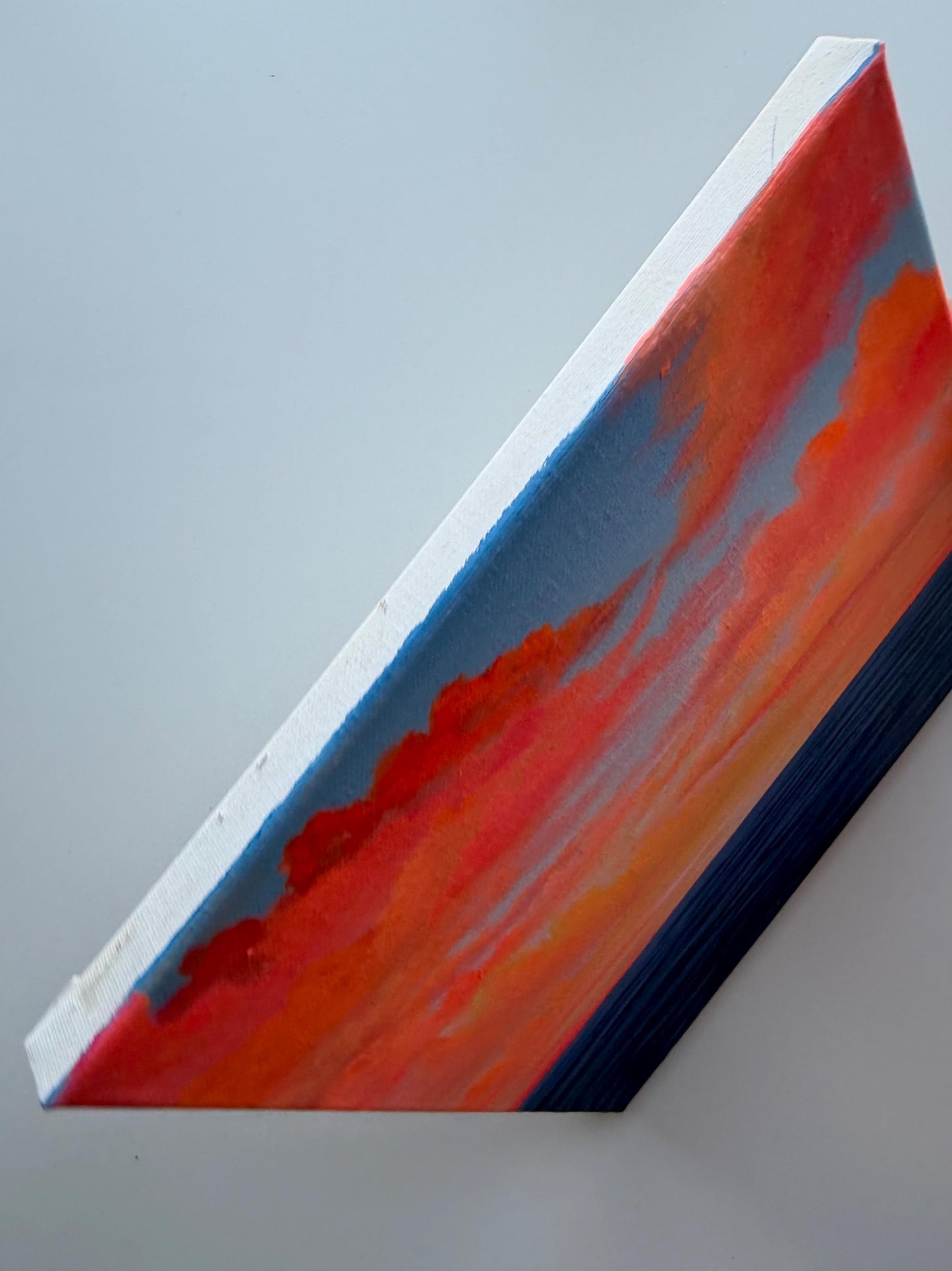 Coral Calm | Original Ocean Sunset Painting 10x10