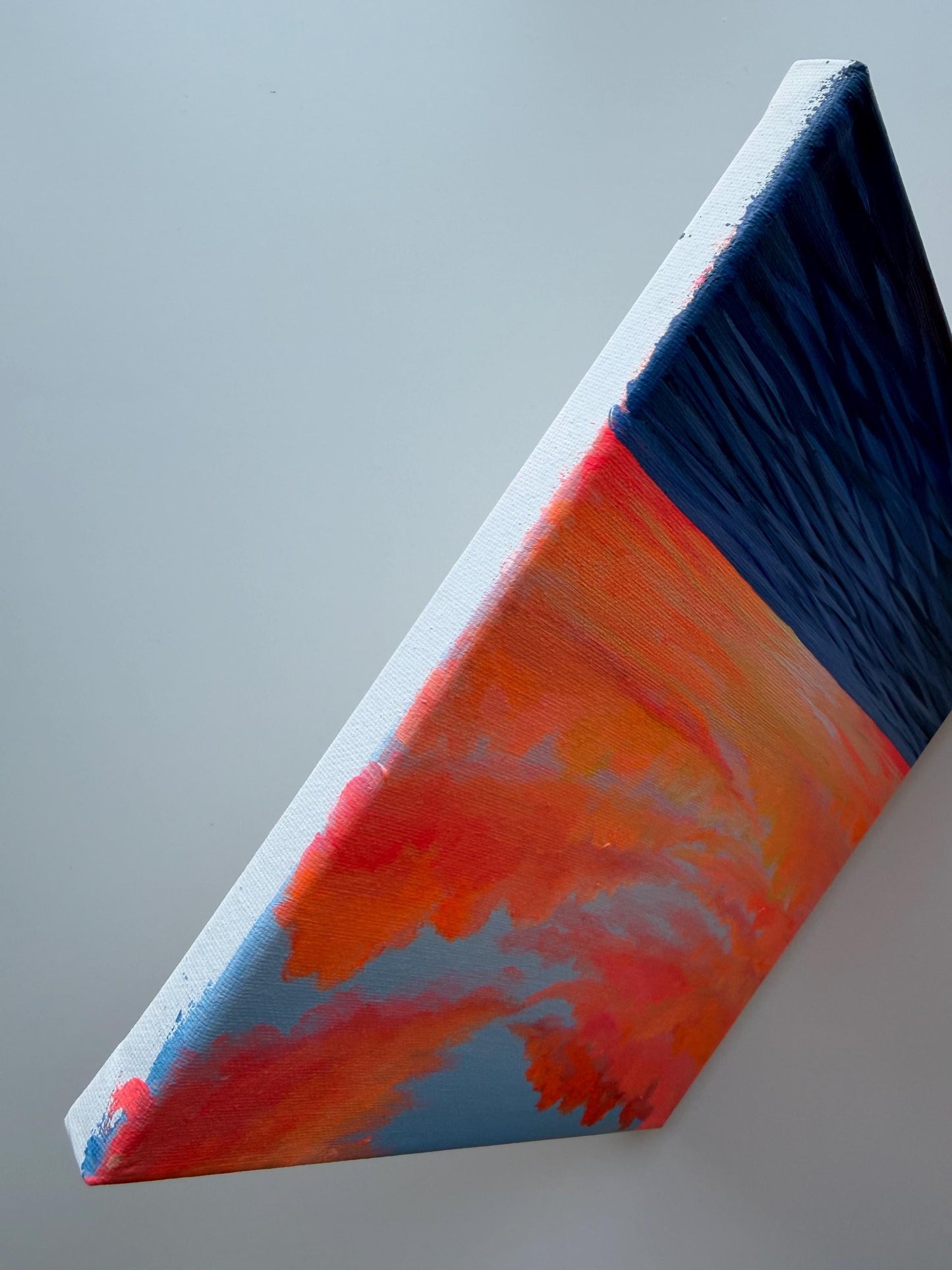 Coral Calm | Original Ocean Sunset Painting 10x10
